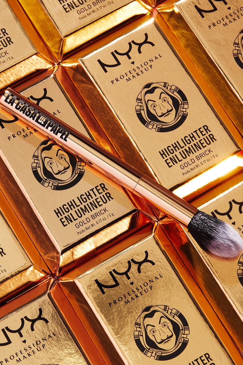 NYX Professional Makeup Money Heist La Casa de Papel Collaboration Collection Brush