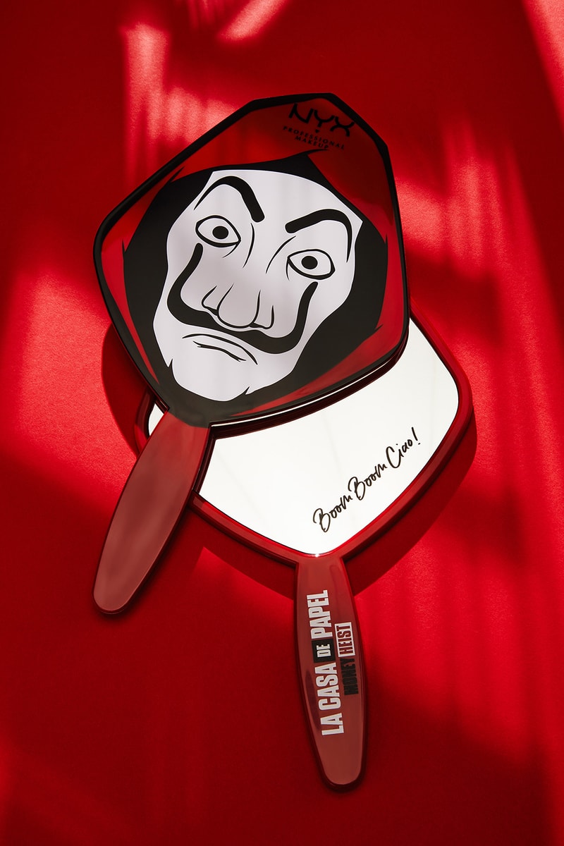 NYX Professional Makeup Money Heist La Casa de Papel Collaboration Collection Mirror