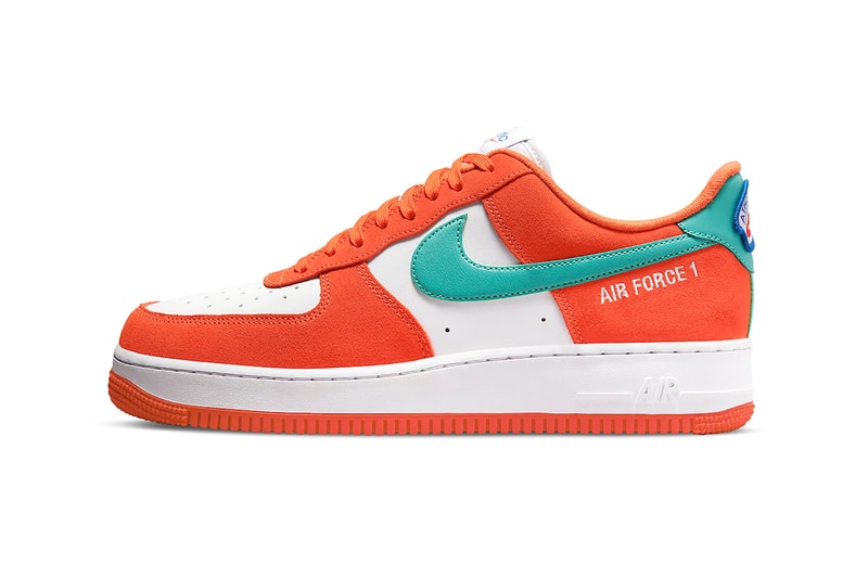 Nike Air Force 1 AF1 Athletic Club Orange White Blue Sneakers Footwear Kicks Shoes