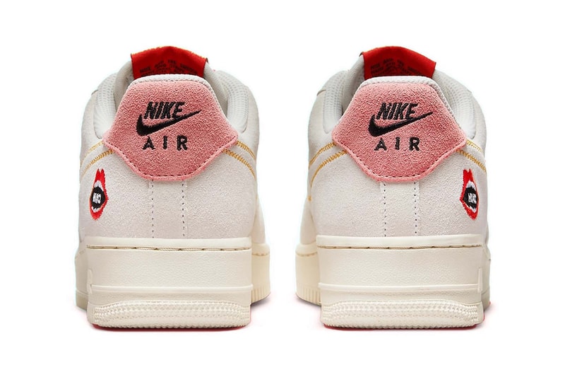 Nike Air Force 1 Low Womens Peace Beige Yellow Pink
