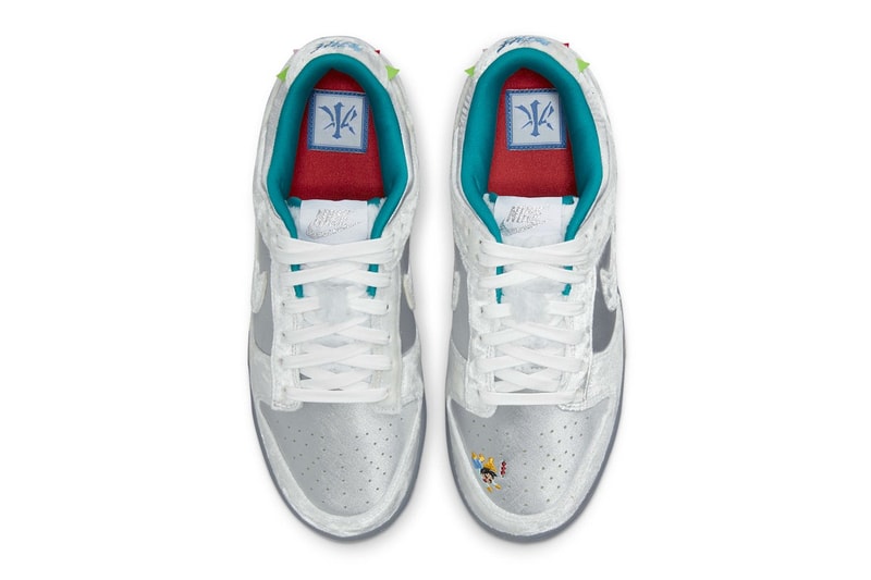Nike Dunk Low Ice Silver White Holiday Embroidery Harbin International Ice and Snow Sculpture Festival