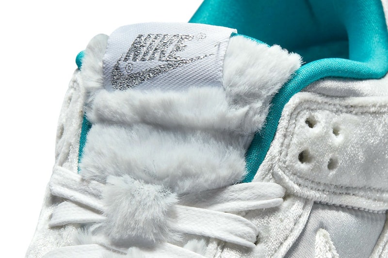 Nike Dunk Low Ice Silver White Holiday Embroidery Harbin International Ice and Snow Sculpture Festival