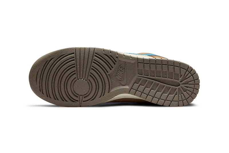 size? Nike Dunk Low Sneakers Brown Blue Green Orange Footwear Kicks Shoes Collaboration Sole