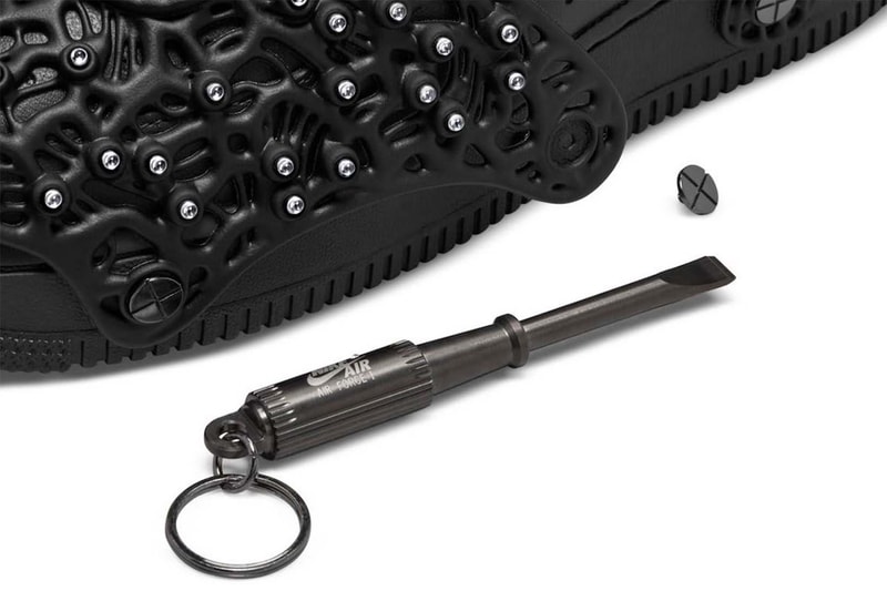 Nike Swarovski Air Force 1 Low Women Black Rhinestone Screwdriver Collaboration