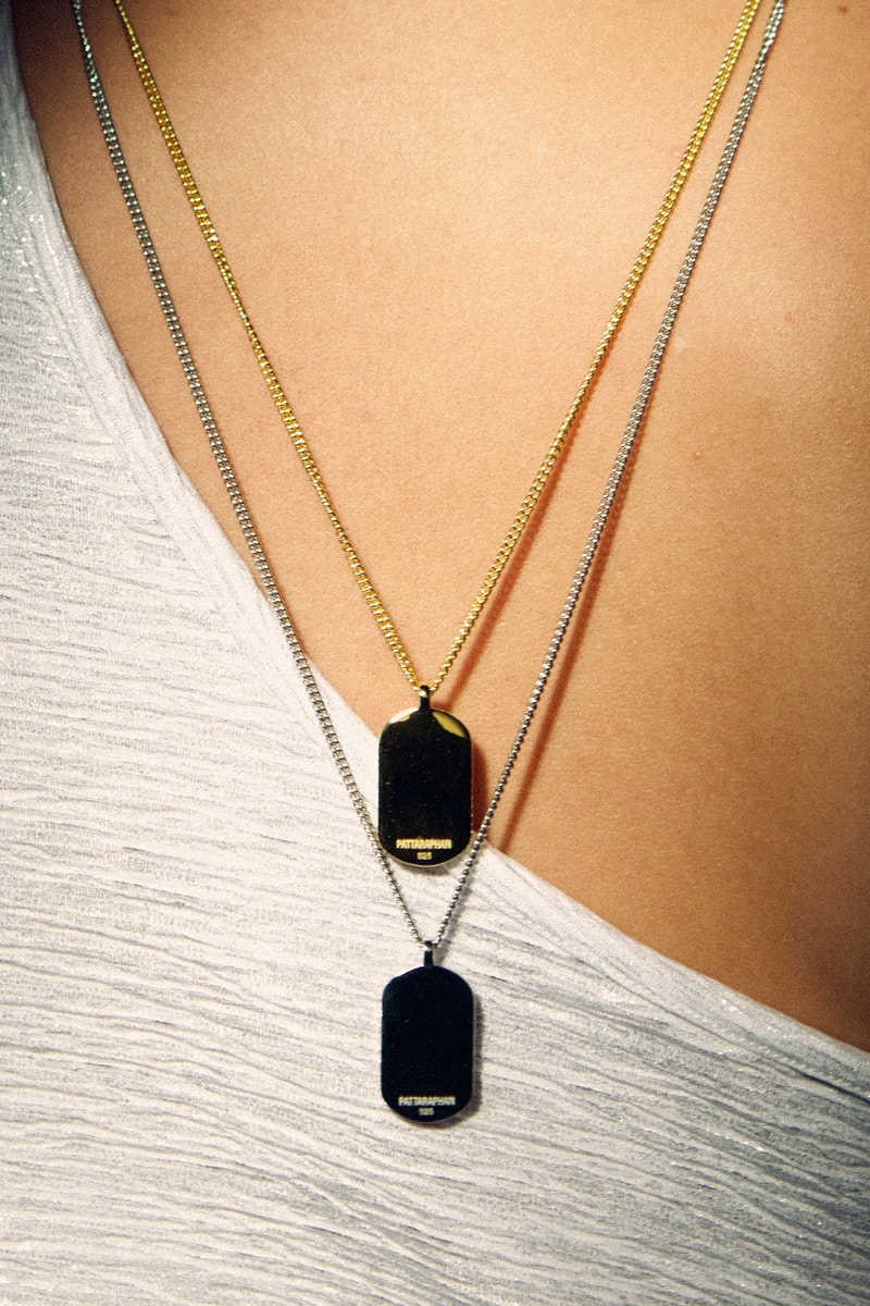 Pattaraphan Jewelry SS22 Collection ID Tag Necklace
