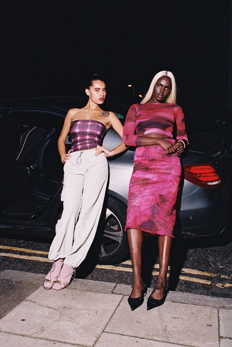 peachy den after hours gaia top fig margot top and skirt cosmo
