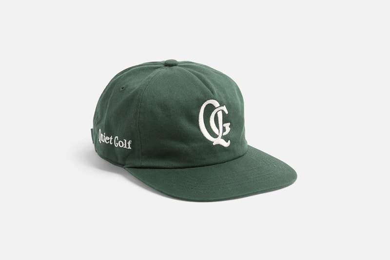 Quiet Golf Logo Cap Hat Green