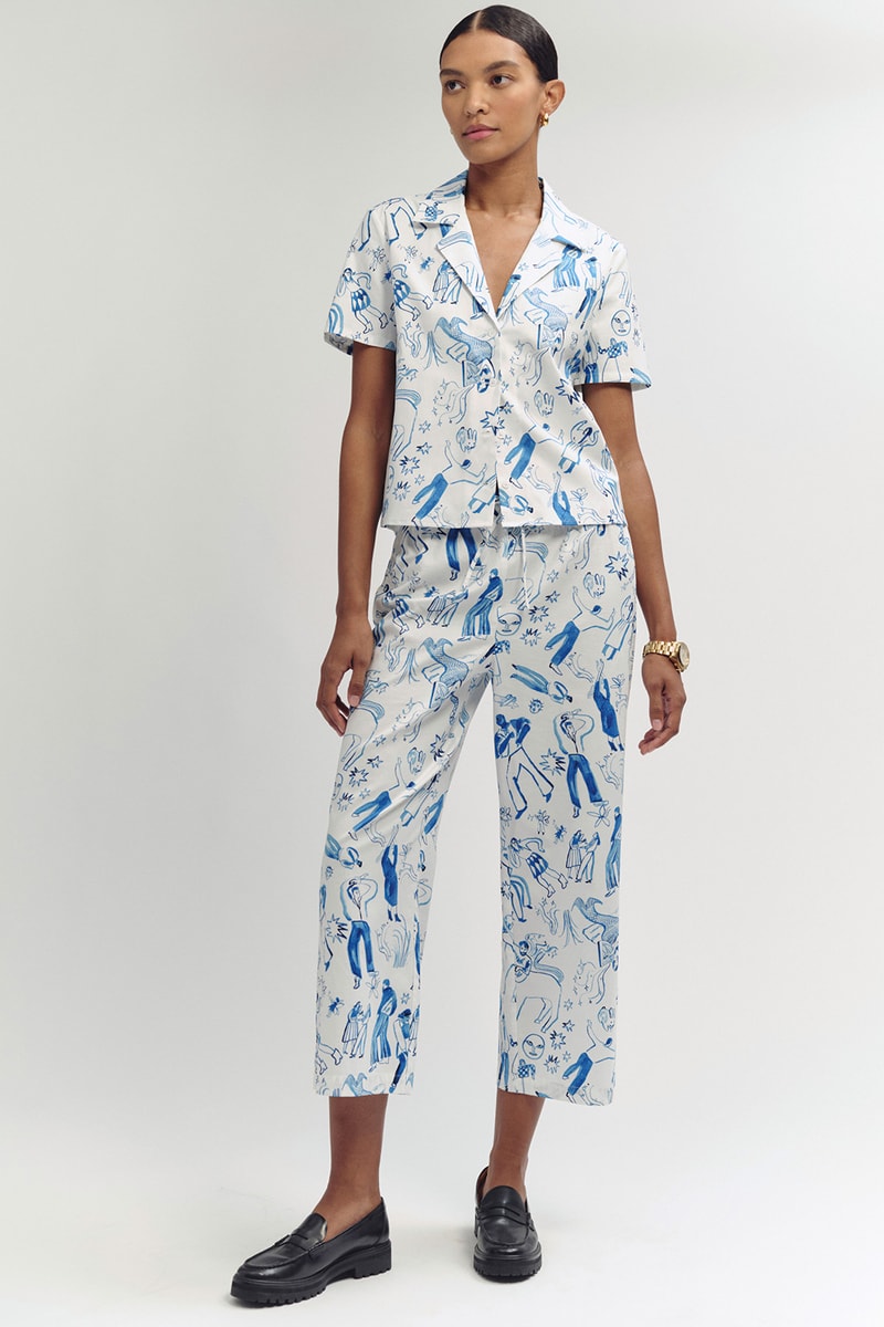 Reformation Fine Prints Artist Collection Collaboration Top Pants