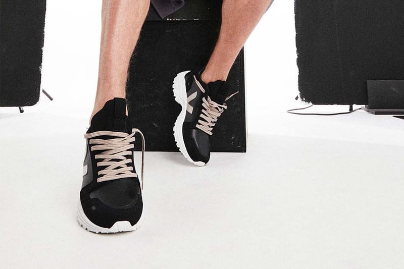 Rick Owens x Veja Reunite To Drop Vegan Sneakers