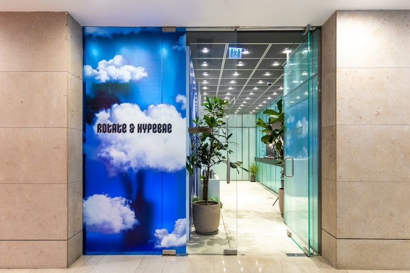 rotate sunday hypebae collaboration pop up hong kong hypebeans landmark store