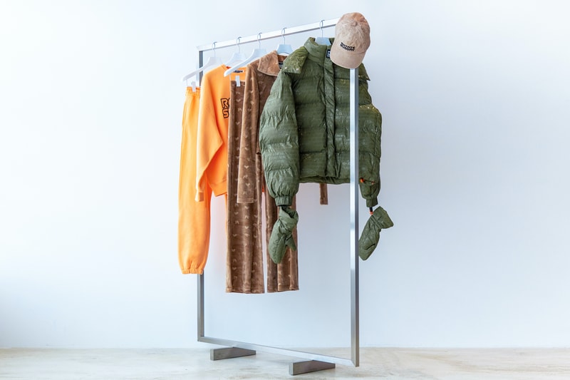 rotate sunday hypebae collaboration pop up hong kong hypebeans landmark store merch jacekt sweatpants sweater leggings top