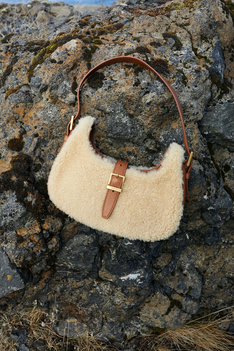 Saint Laurent Holiday Collection 2021 Le Fermoir Hobo Bag Shearling
