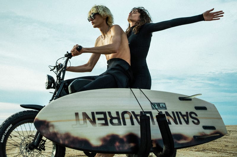Saint Laurent Drops Surfboard and Electric Bike for Latest Rive Droite Collection