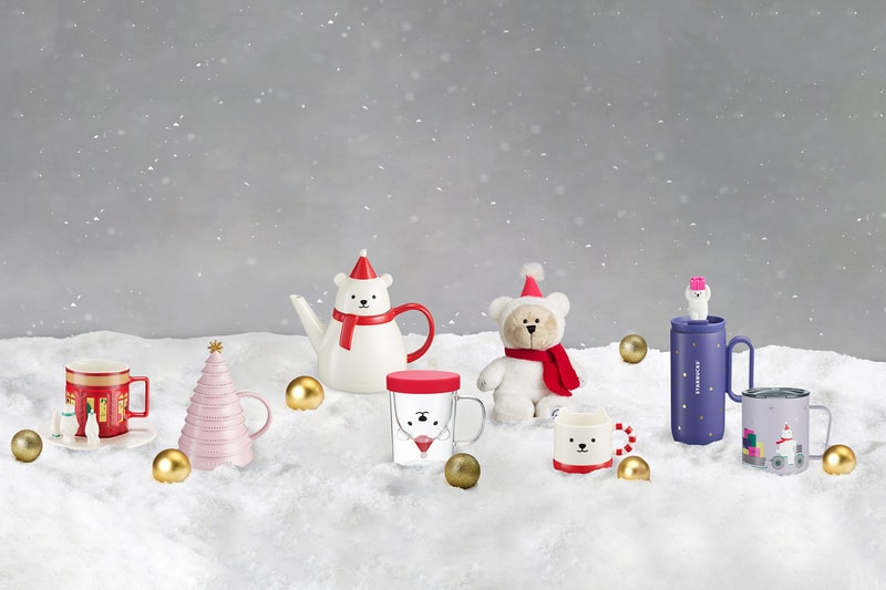 Starbucks Hong Kong Happy Holidays Collection Coffee Mugs Merch