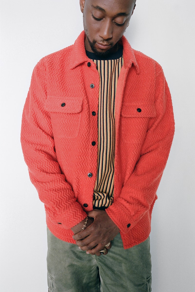 stussy holiday 2021 collection jacket sweater pants