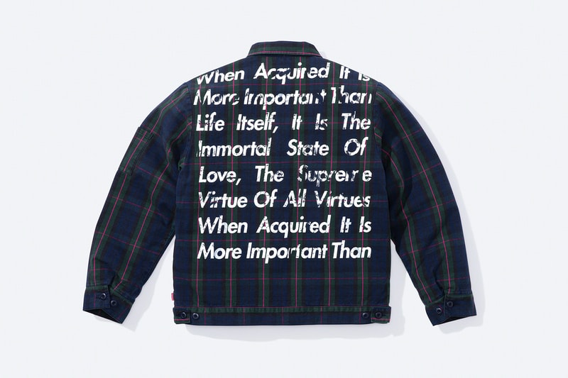 Supreme Fall JUNYA WATANABE COMME des GARÇONS MAN's Archives Collaboration Collection 