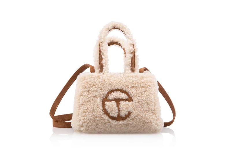 UGG Telfar Shopping Bags Shoppers Collaboration Beige Natural Shearling Teddy