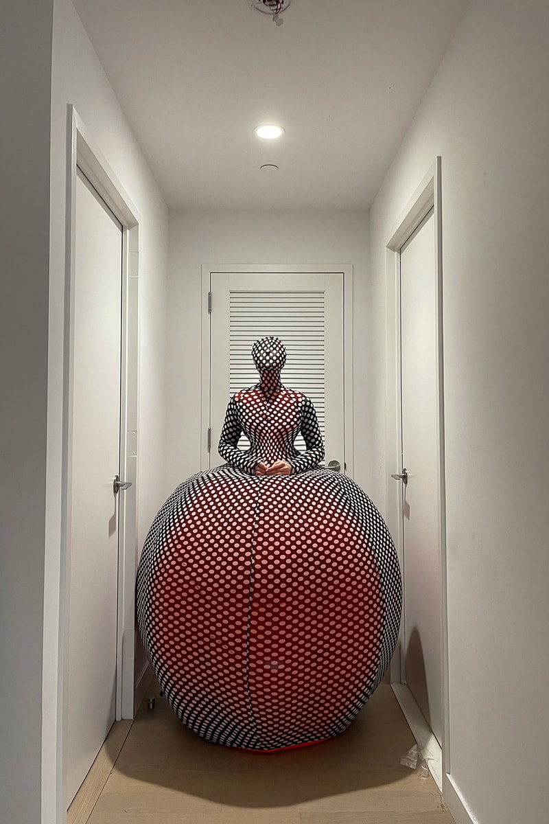 Terrence Zhou Bad Binch Balloon Dresses Polka Dot Apartment Hallway