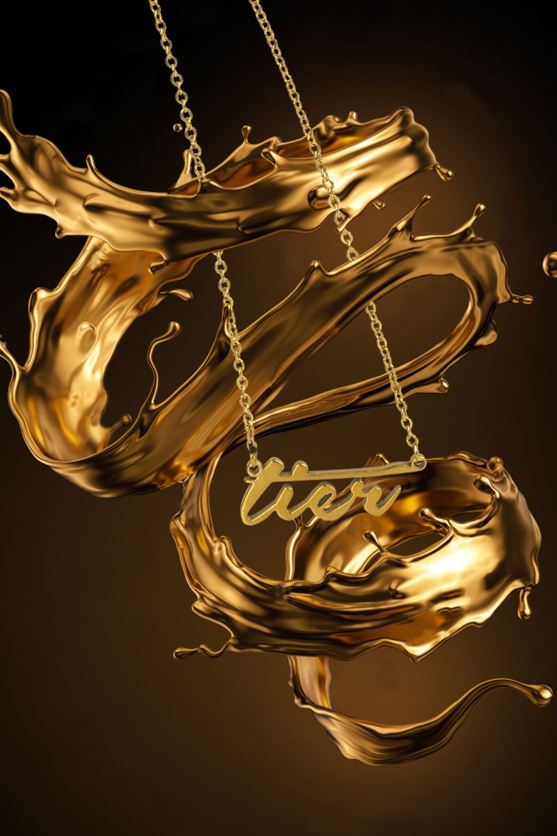 TIER NYC Jewelry Collection Launch Necklace Chain Gold