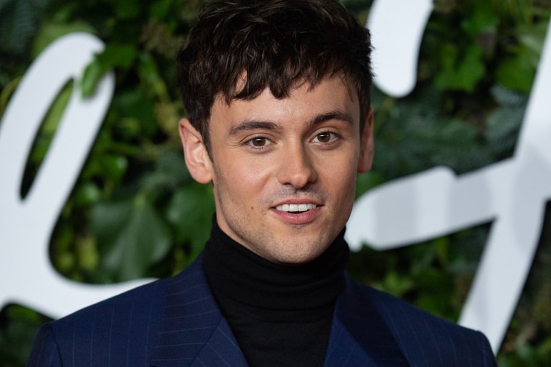 tom daley closeup fashion awards event olympic diver