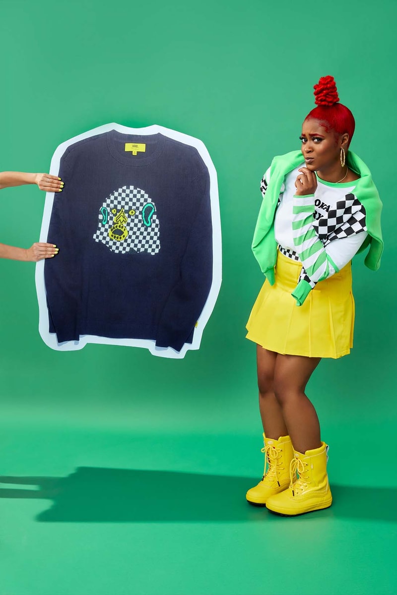 Vans x Tierra Whack Crewneck Sweatshirt Black Collaboration
