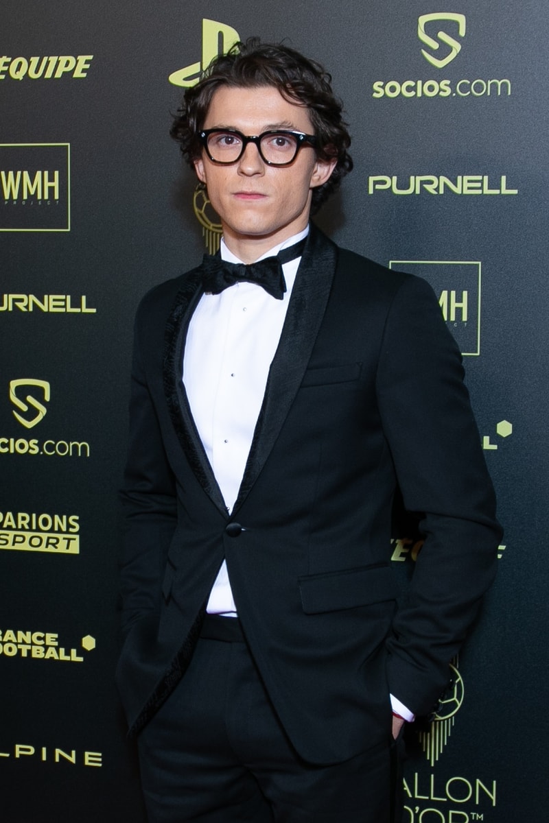 tom holland ballon d'or ceremony event black suit