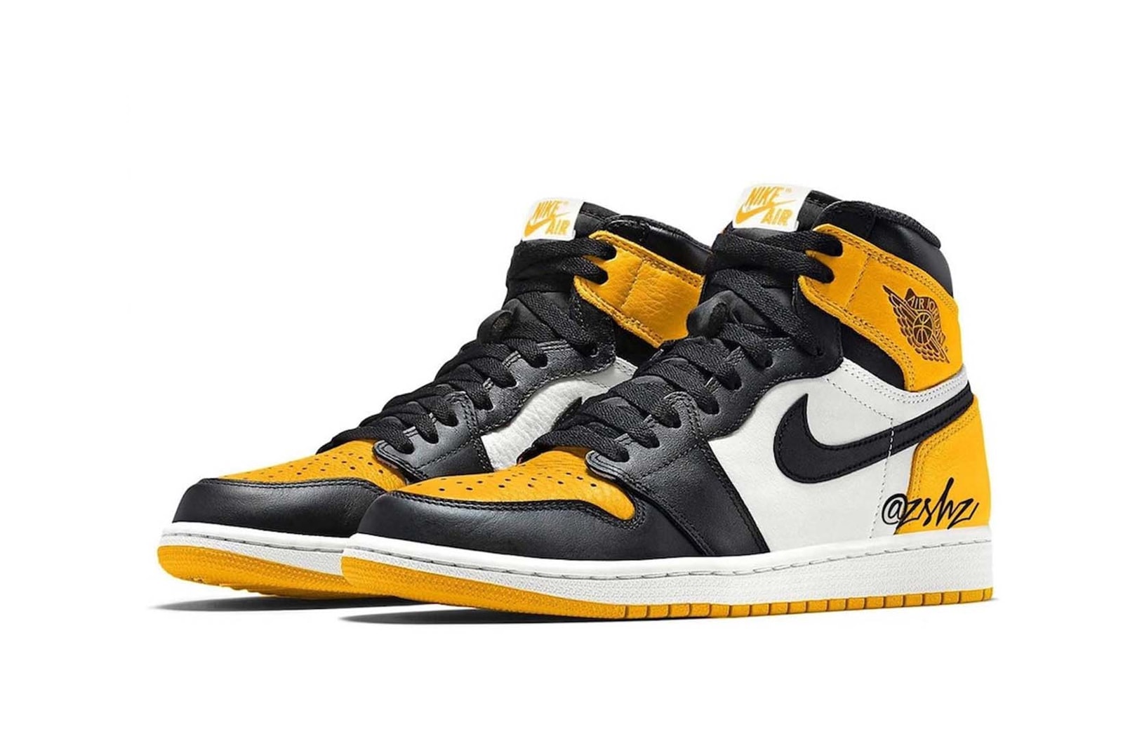 Nike Air Jordan Fall 2022 Collection Yellow Toe Black White High OG Price Release Date Collaboration