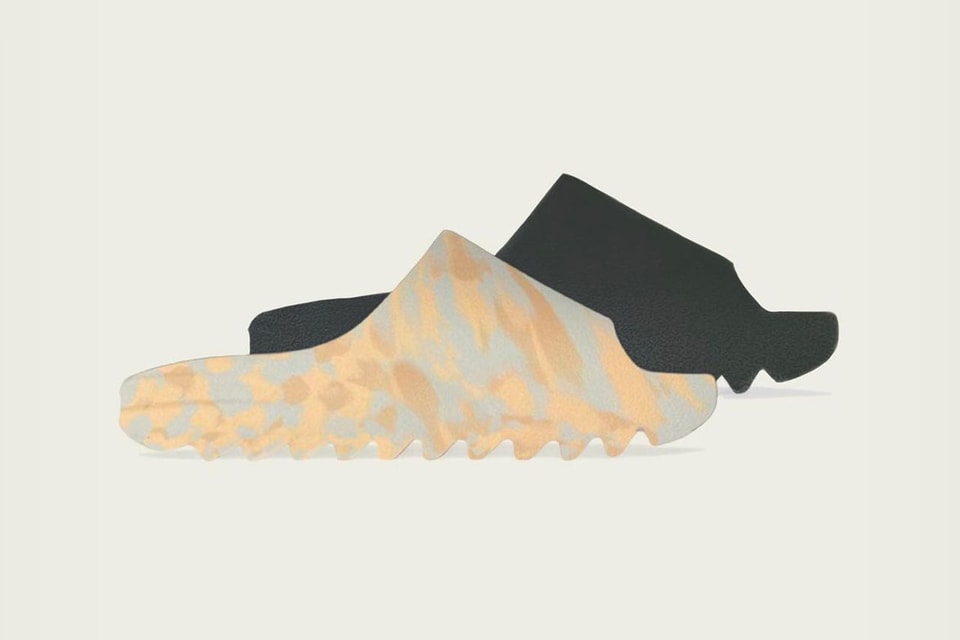 adidas gazelle silver green womens Adidas Yeezy Slide 'Slate Marina' – DTLR main image 1