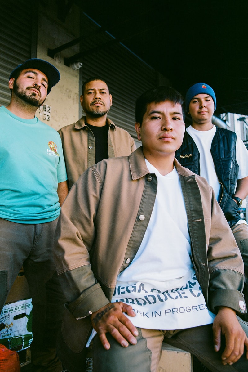 Bodega Carhartt WIP Fall Winter 2021 FW21 Collaboration Collection Campaign Jacket Tshirts