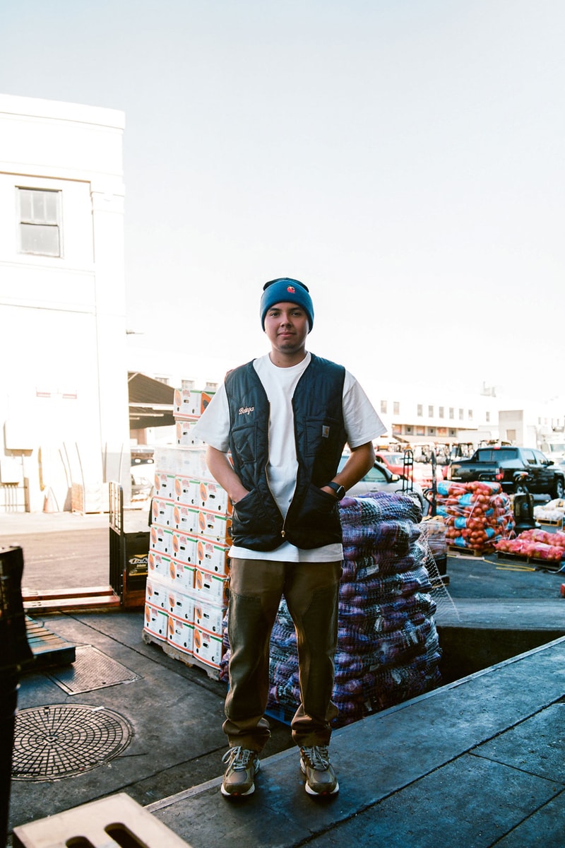 Bodega Carhartt WIP Fall Winter 2021 FW21 Collaboration Collection Campaign Vest pants
