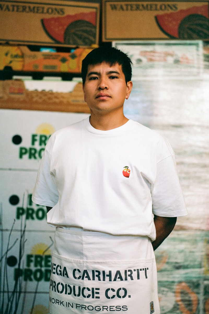 Bodega Carhartt WIP Fall Winter 2021 FW21 Collaboration Collection Campaign Tshirt Apron