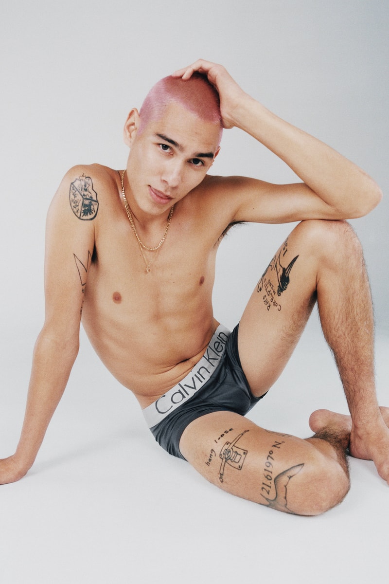 Evan Mock Calvin Klein Underwear Holiday 2021 Campaign