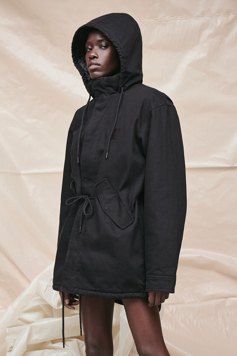 carhartt work in progress wardrobe nyc black parka