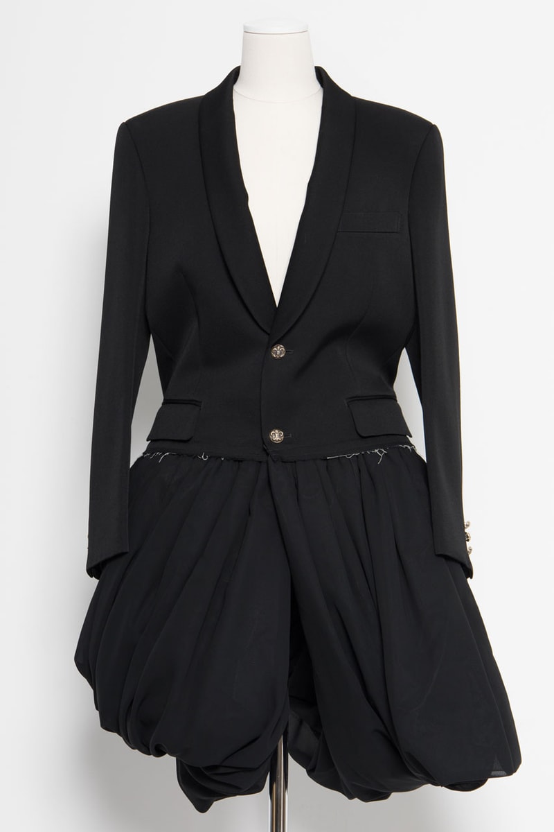 chrome hearts comme des garcons blazer dress