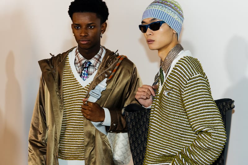 A Backstage Look at Dior Men's Fall 2022 Show