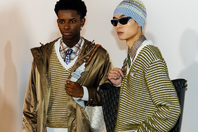 A Backstage Look at Dior Men's Fall 2022 Show
