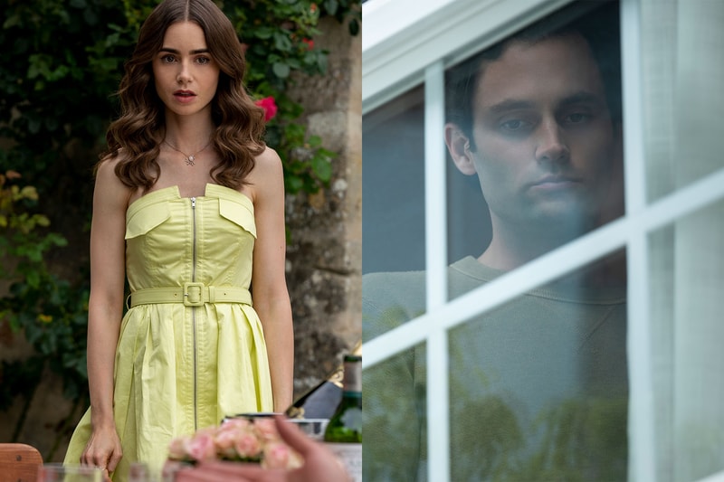You Emily in Paris Netflix Season 2 Crossover Easter Egg Joe Goldberg Info