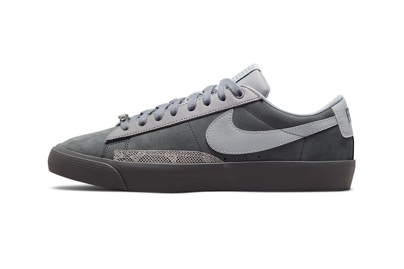 FORTY PERCENT AGAINST RIGHTS Nike SB Blazer Low Medium Grey Price Collaboration Release Date