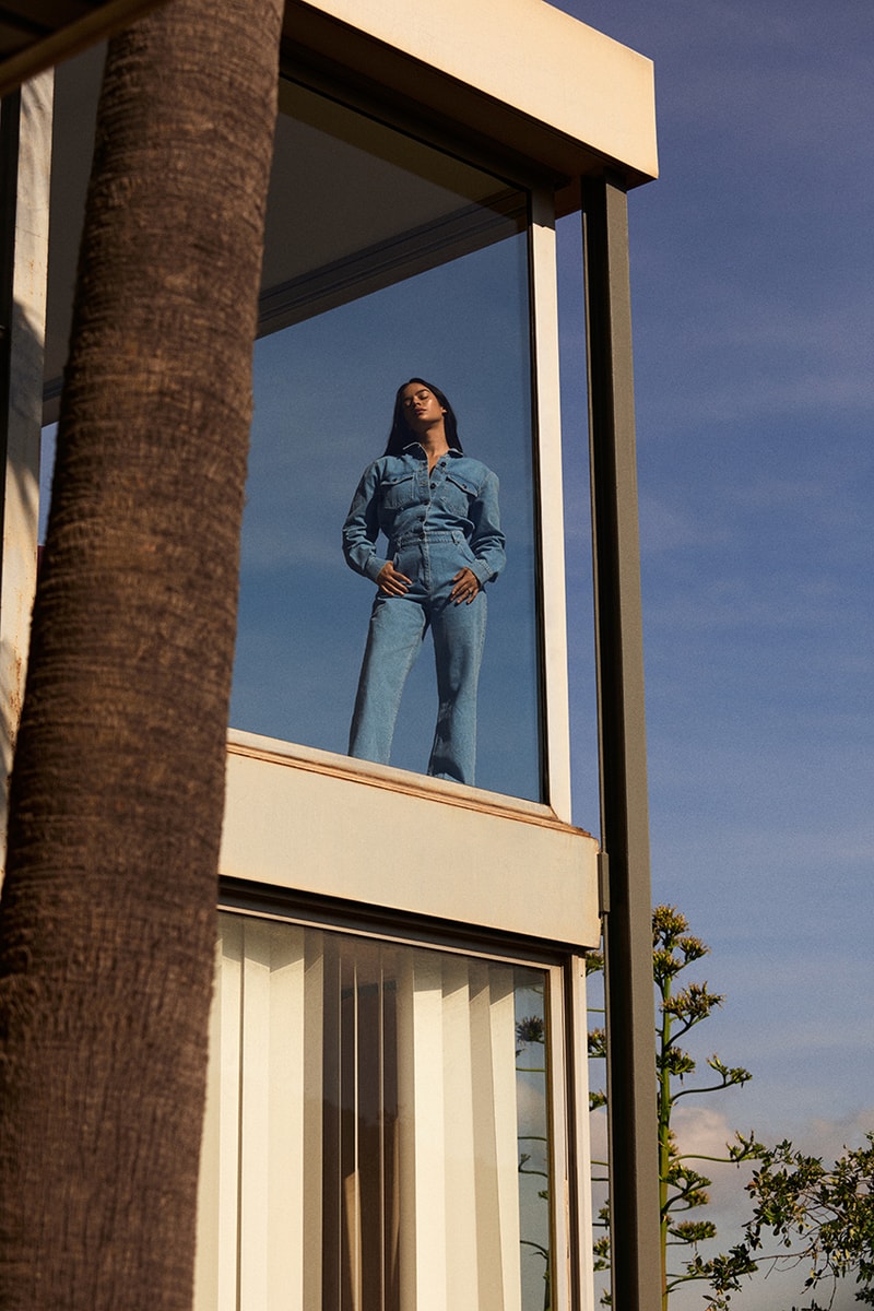 h20fagerholt spring summer 2022 classic denim jumpsuit