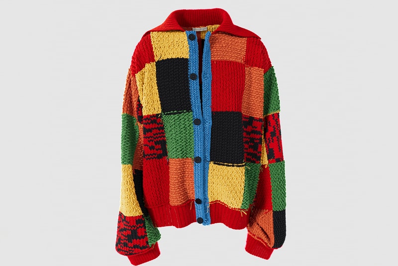 jw anderson xydrobe harry styles patchwork cardigan nft 