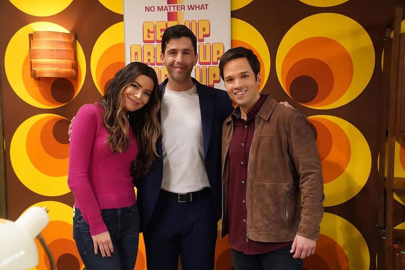 Miranda Cosgrove Nathan Kress Josh Peck iCarly Reboot Season 2 Reunion Nickelodeon 