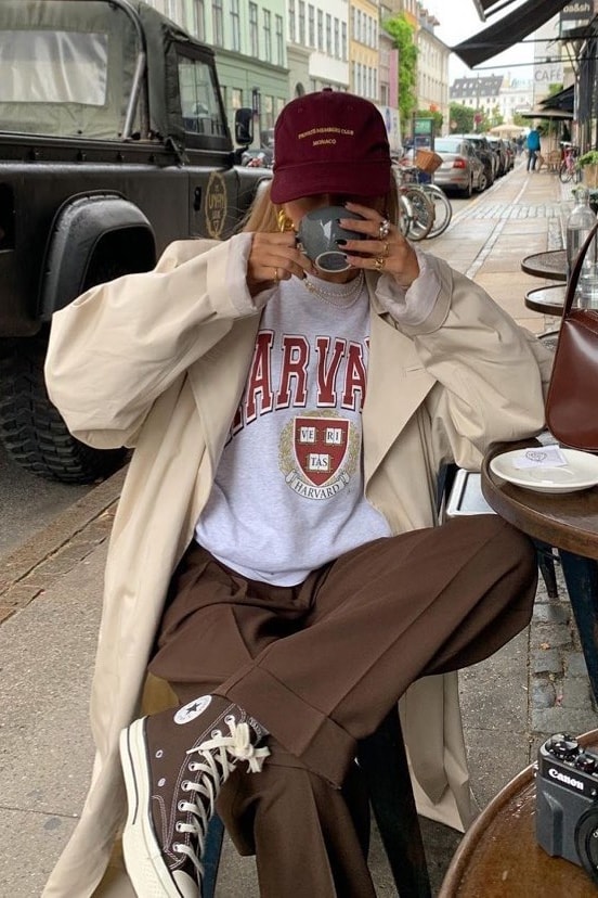  Dark Academia Vintage Secondhand Fashion Clothes instagram 2022 trend report social media gen z millennial content creators