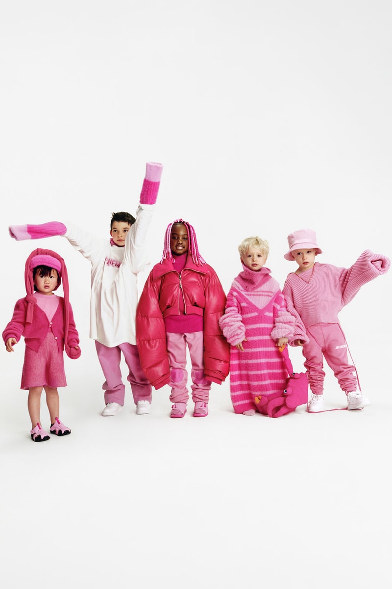 Jacquemus Pink Holiday 2021 Kids Childrenswear