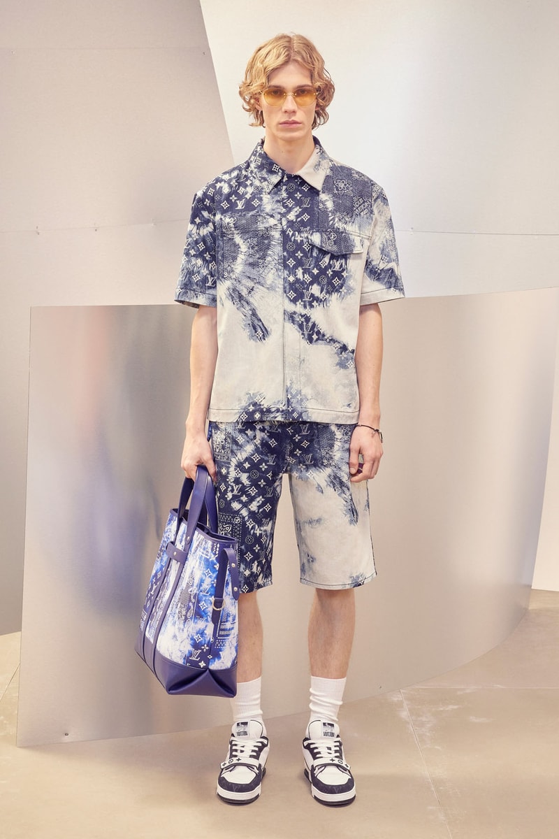 Louis Vuitton Men's Virgil Abloh Pre-Fall 2022 Collection Tote Bag LV Monogram Trainer Shorts