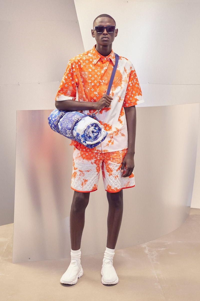 Louis Vuitton Men's Virgil Abloh Pre-Fall 2022 Collection Monogram Shirt Shorts