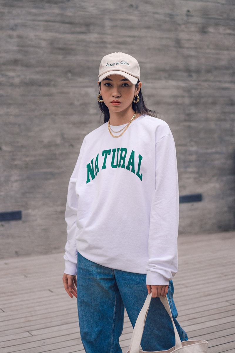 Museum of Peace & Quiet Essentials Unisex HBXWM Apparel White Sweater Accessories Beige Cap