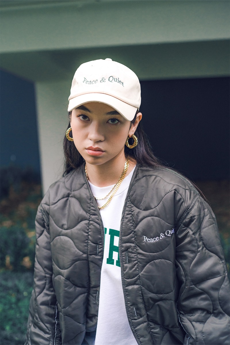 Museum of Peace & Quiet Essentials Unisex HBXWM Apparel Green Padded Jacket Beige Hat
