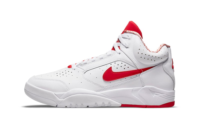 Nike Air Flight Lite Mid Scotty Pippen Sneakers Anniversary University Red Colorway Side View