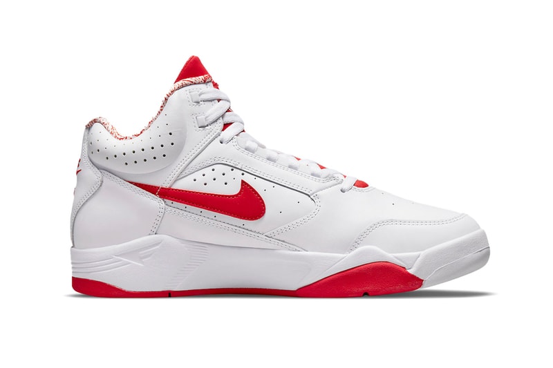 Nike Air Flight Lite Mid Scotty Pippen Sneakers Anniversary University Red Colorway Side View 2