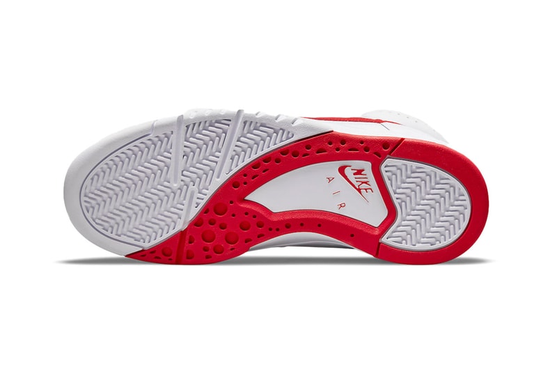 Nike Air Flight Lite Mid Scotty Pippen Sneakers Anniversary University Red Colorway Outsole